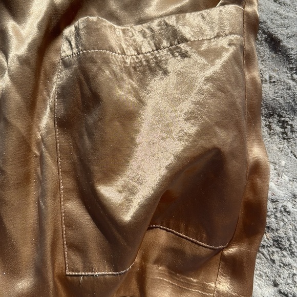 Melissa Robyn Gold satin 1980s Blazer women's size medium almost no flaws - Picture 5 of 12